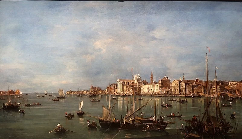 Veduta della Giudecca e la chiesa delle Zitelle - National Gallery, London